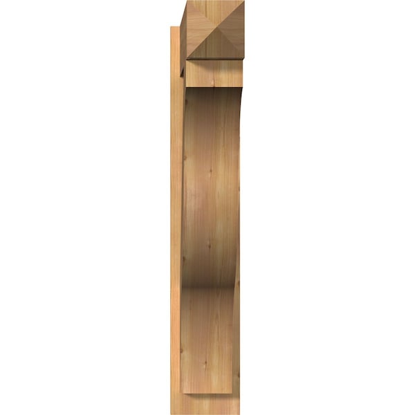 Funston Arts & Crafts Smooth Outlooker, Western Red Cedar, 7 1/2W X 36D X 42H